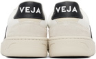 VEJA Off-White V-90 Leather Sneakers