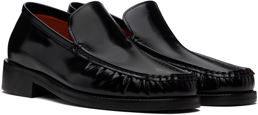 Acne Studios Black Leather Loafers