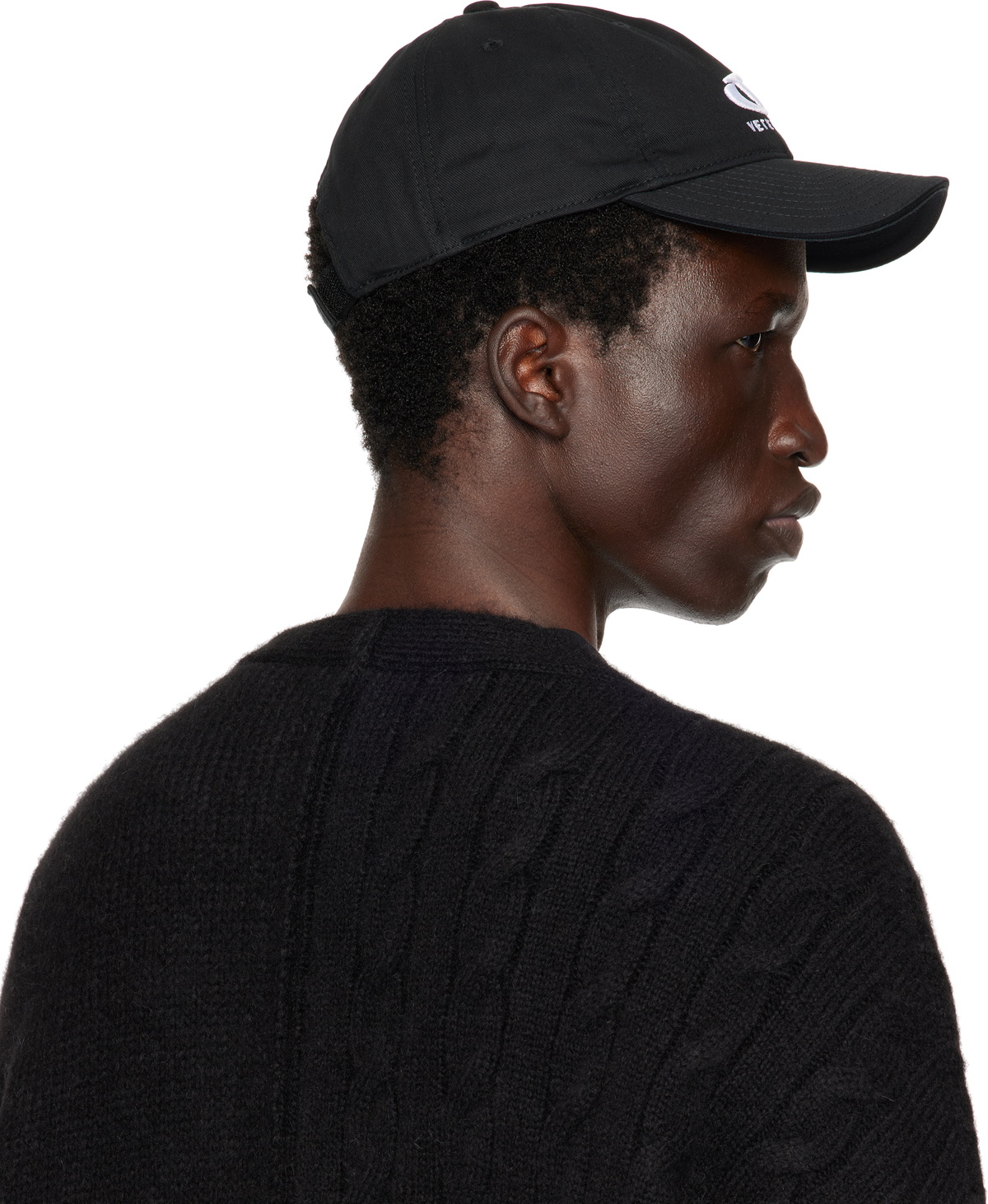 Vetements キャップ Vetements X Reebok Saturday Distressed Cap Black | The Webster