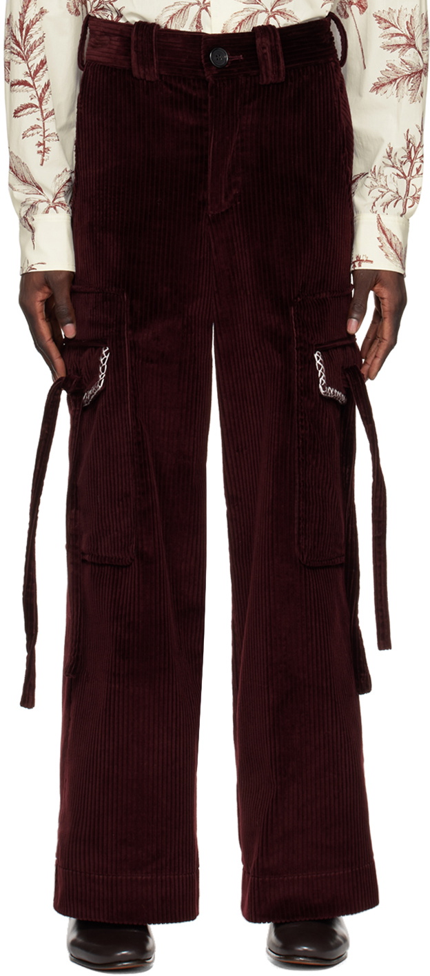 S.S.Daley Burgundy Dennis Cargo Pants