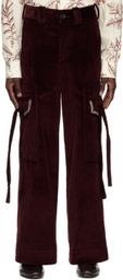S.S.Daley Burgundy Dennis Cargo Pants
