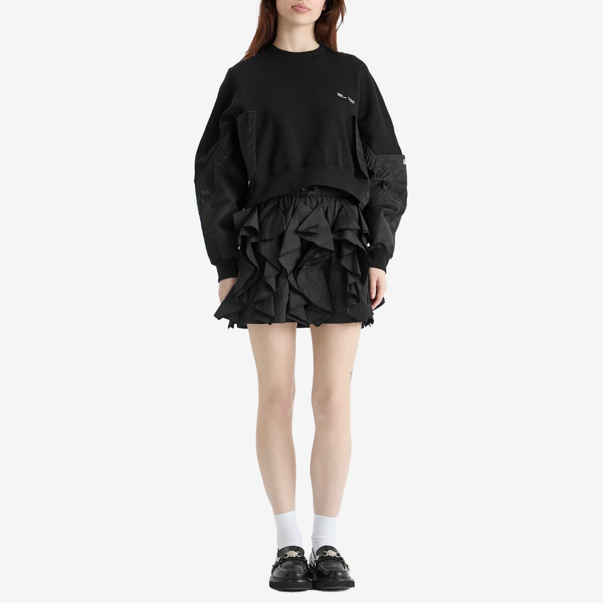 TOGA ARCHIVES Women's TOGA Pocket Sweat Pullover in Black