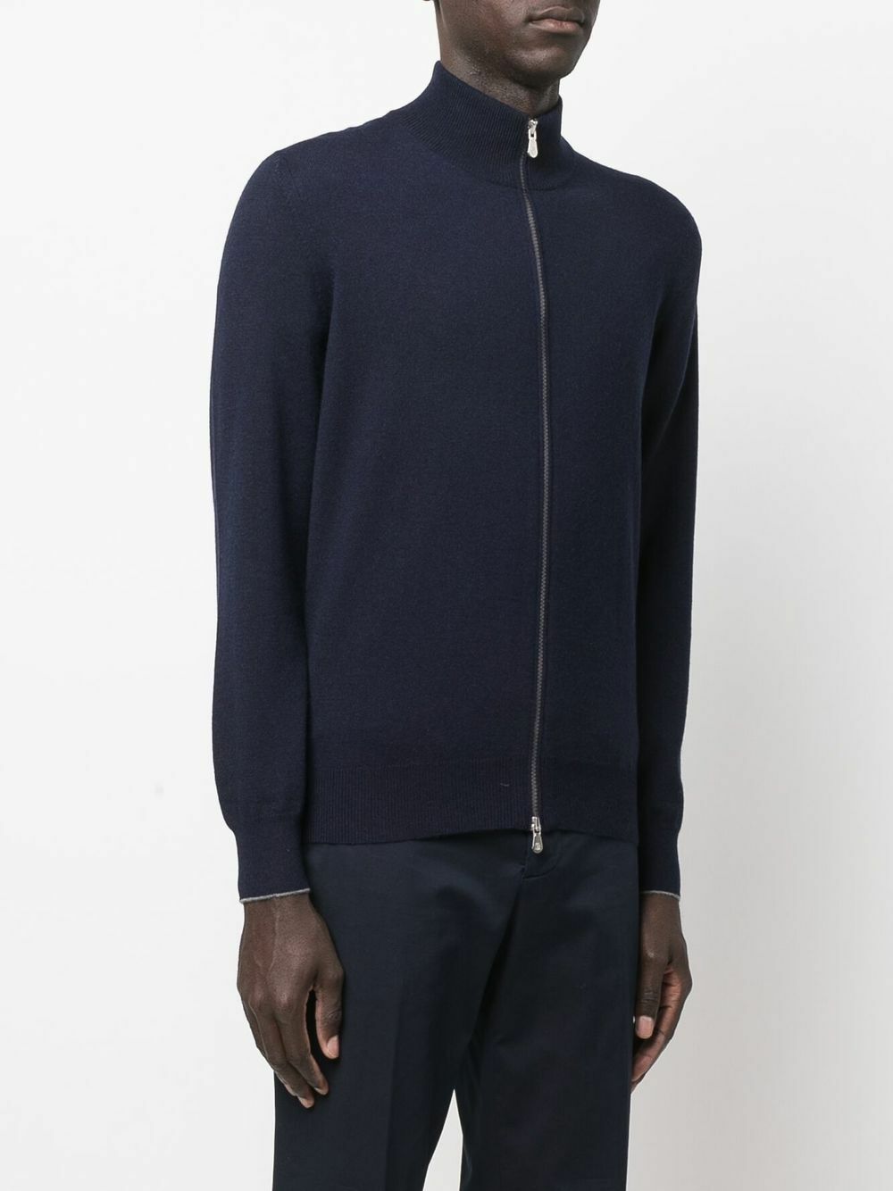 Pull Cardigan Brunello Cucinelli En Cachemire Vert - Taille L, Neuf Sans étiquettes, Fabriqué En Italie