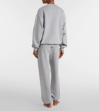 Alo Yoga Accolade cotton-blend fleece sweatshirt