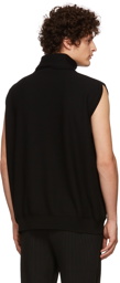 Homme Plissé Issey Miyake Black Smooth Knit Turtleneck