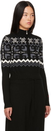 Perfect Moment Black Nordic Sweater