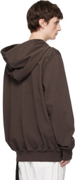 Rick Owens DRKSHDW Gray Temple Oversized Hoodie