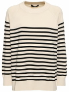 WEEKEND MAX MARA Pepato Viscose Blend Knit Sweater