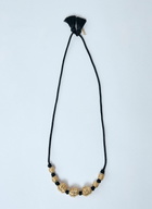 Saint Laurent Metal And Tassel Necklace