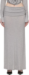 Aya Muse Gray Feyra Midi Skirt