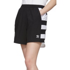 adidas Originals Black Large Logo Shorts