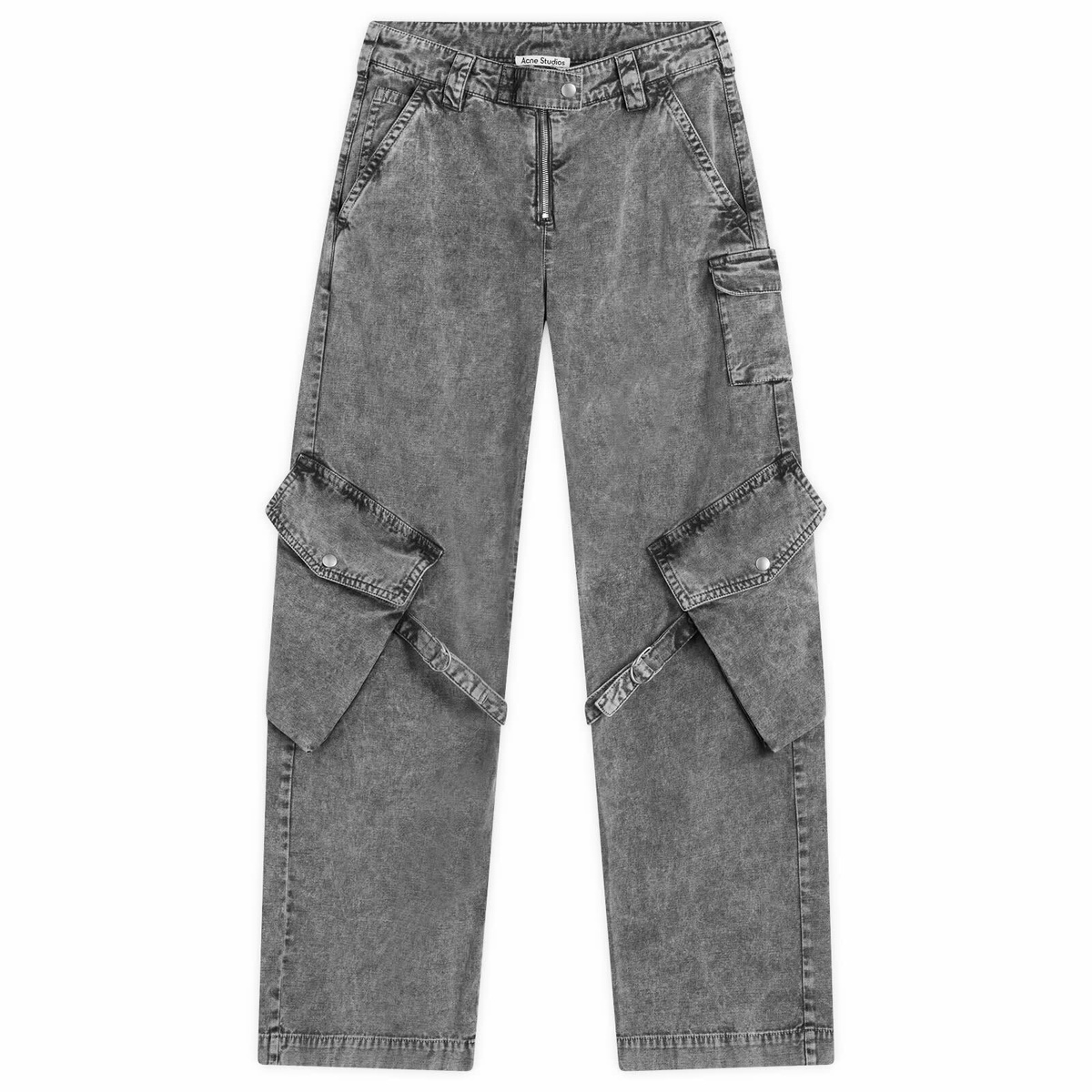 Acne Studios Women's Potinal Canvas Cargo Pant in Washed