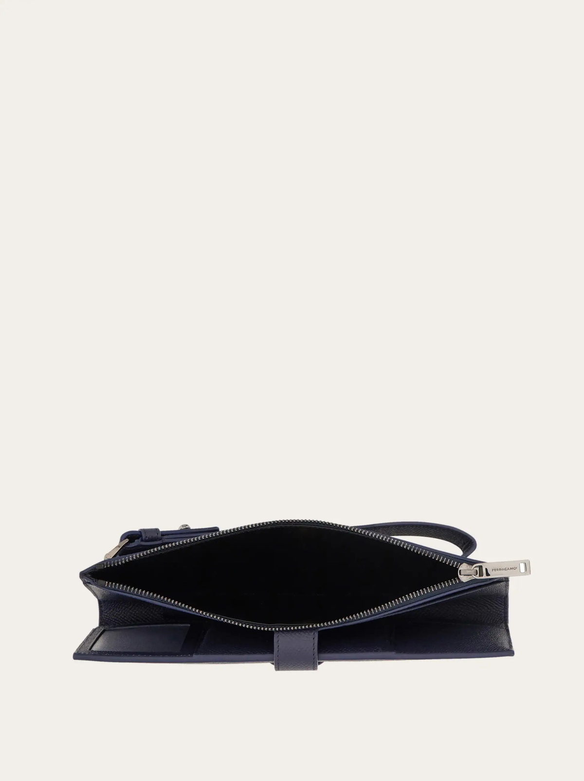 Ferragamo Mens Gancini document holder in Blue