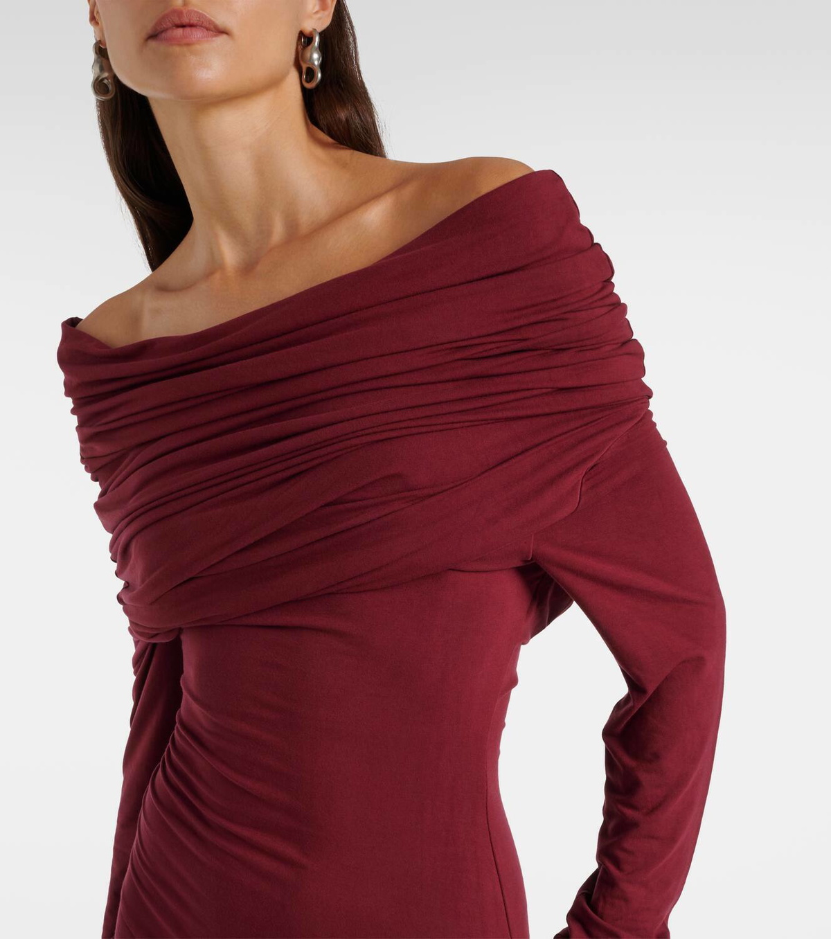 Entire Studios Bound off-shoulder gown
