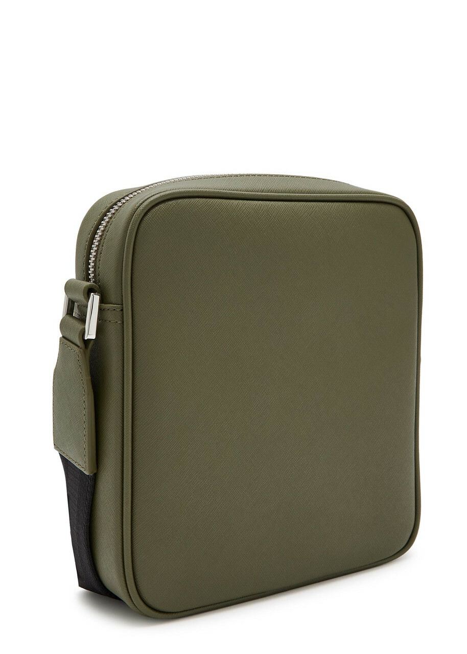 Boss Northon Logo Saffiano Leather Cross-body bag - Green - One Size