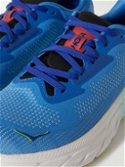 Hoka One One - Arahi 7 Rubber-Trimmed Mesh Running Sneakers - Blue