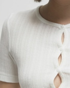 Samsøe & Samsøe SAJUNI SS CARDIGAN 15277 White Womens Shortsleefe