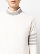 THOM BROWNE - 4-bar Wool Crewneck Jumper