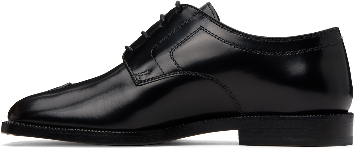 Maison Margiela Black Tabi Lace-Up Derbys
