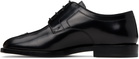 Maison Margiela Black Tabi Lace-Up Derbys