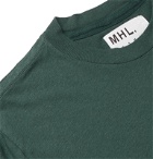 Margaret Howell - MHL Organic Cotton and Linen-Blend Jersey T-Shirt - Green