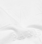Balmain - Slim-Fit Logo-Embossed Cotton-Jersey T-Shirt - Men - White