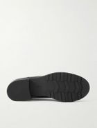 The Row - Oiled-Leather Chelsea Boots - Black
