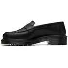 Dr. Martens Black Delapre 'Made In England' Classic Loafers