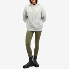 Moncler Women's Contrast Stitch Hoodie in Grey