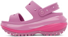 Crocs Pink Mega Crush Sandals