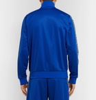 Givenchy - Logo-Jacquard Fleece-Back Tech-Jersey Track Jacket - Men - Blue