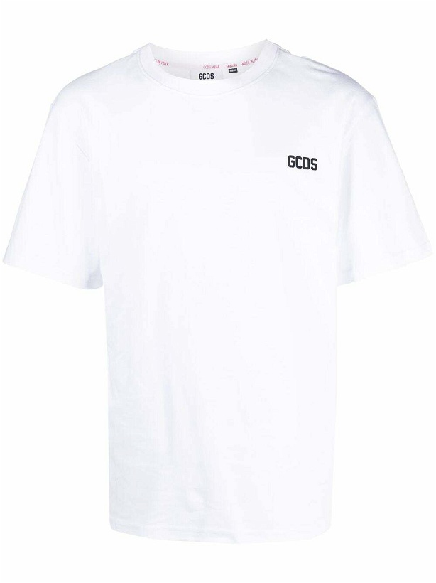 Photo: GCDS - Logo Print Cotton T-shirt