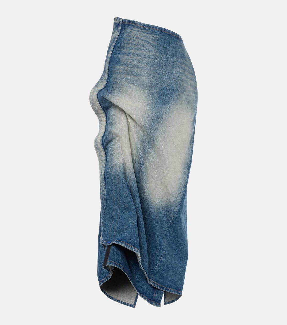 Y/Project Denim maxi skirt