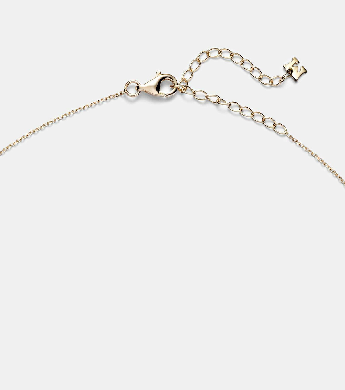 Mateo 14kt gold necklace with topaz and diamonds