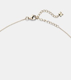 Mateo 14kt gold necklace with topaz and diamonds