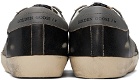 Golden Goose Black & Gray Super-Star Double Quarter Sneakers
