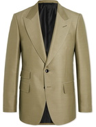 TOM FORD - Shelton Slim-Fit Wool and Silk-Blend Suit Jacket - Green