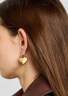 Givenchy Heart Lock Drop Earrings - Gold - One Size