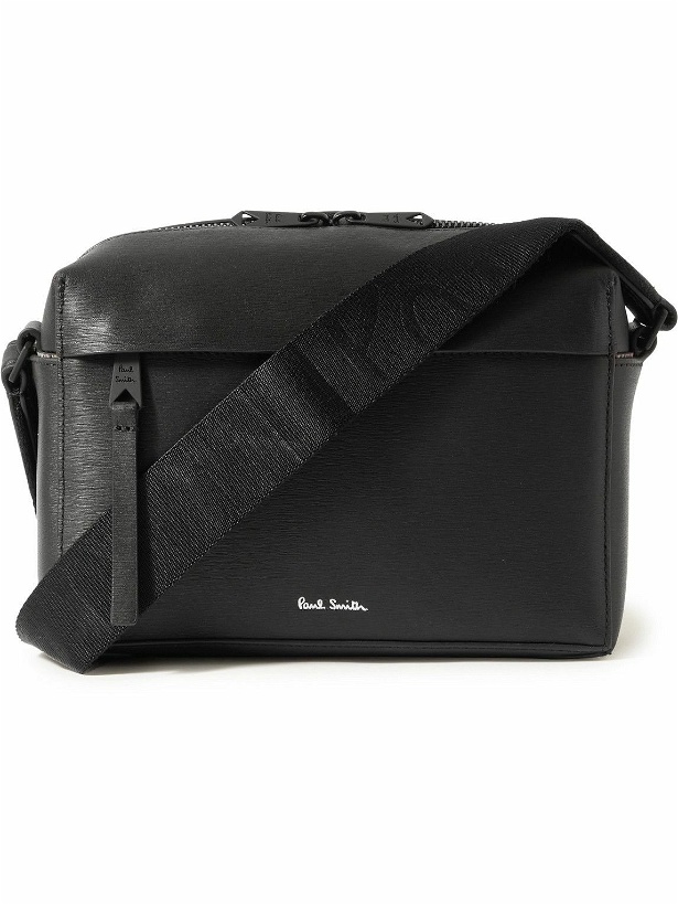 Photo: Paul Smith - Embossed Textured-Leather Messenger Bag