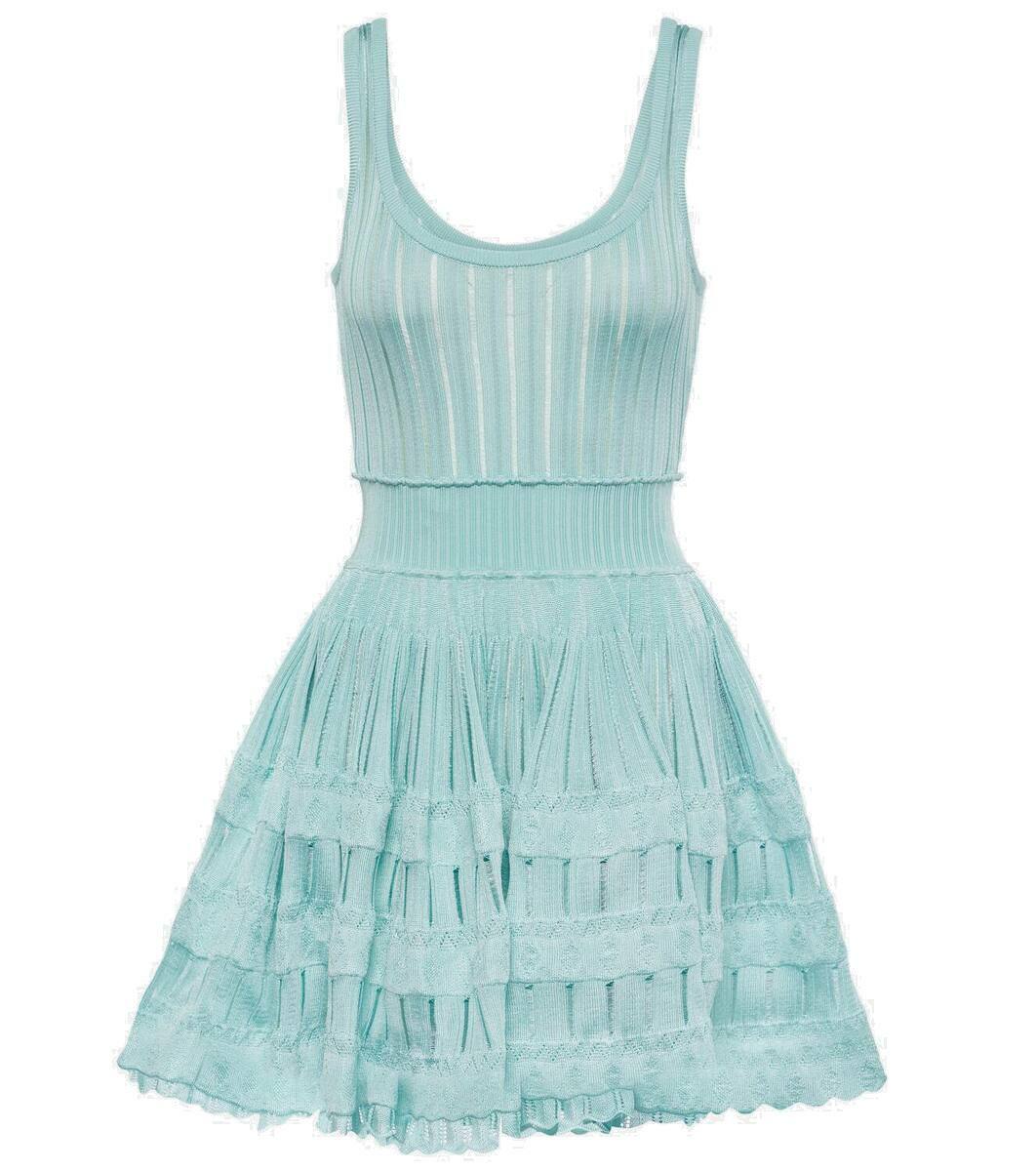 ワンピース Alaia RUFFLE DRESS ALAIA Strapless Ruffle Spiral Cutout Dress | Neiman Marcus
