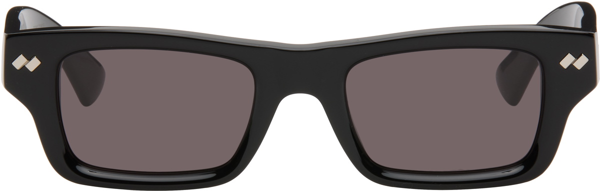 Bottega Veneta Black Dizzy Square Sunglasses