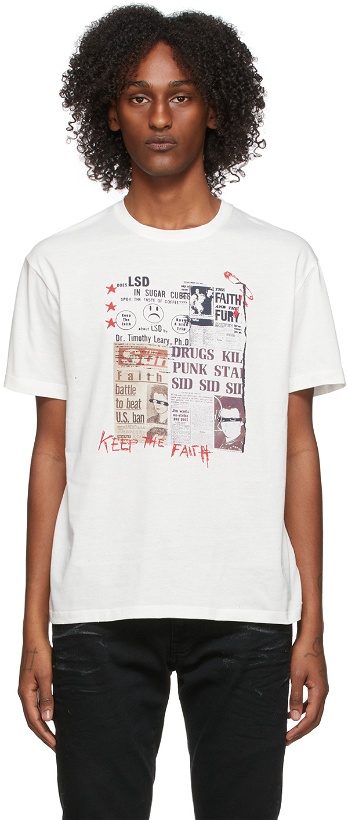 Photo: Faith Connexion White Print T-Shirt