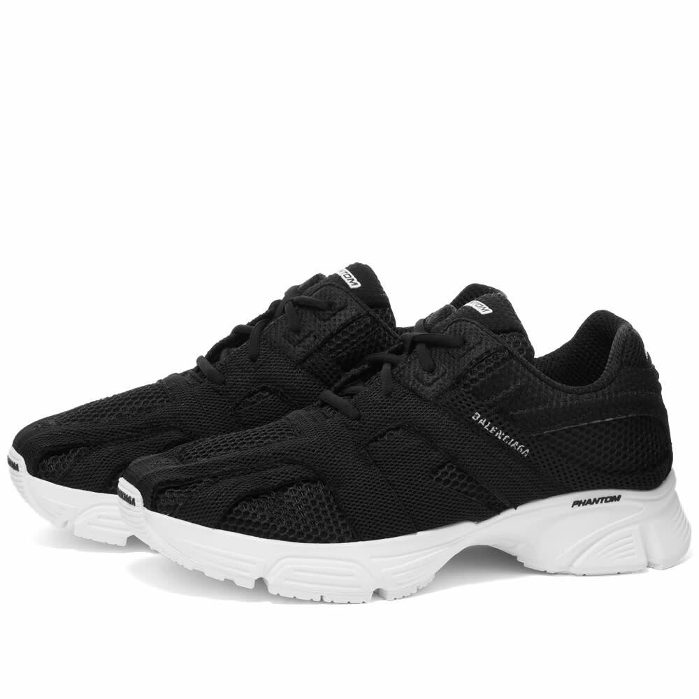 Balenciaga Men's Phantom Sneakers in Black/White Balenciaga