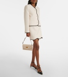 Valentino Garavani DeVain Small embellished satin shoulder bag