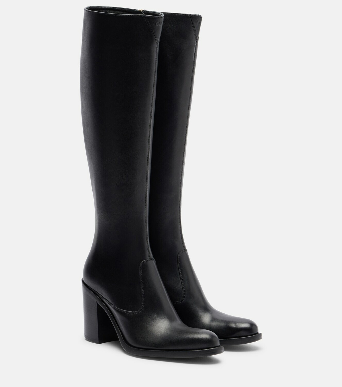 Chloé Phoenix 90 leather knee-high boots