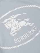 Burberry - Slim-Fit Logo-Print Cotton-Jersey T-Shirt - Blue