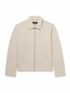 Rag & Bone - Melrose Cotton-Blend Ponte Track Jacket - Neutrals