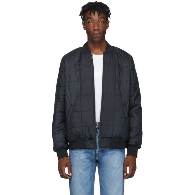 Photo: Levis Reversible Black Sherpa Bomber Jacket