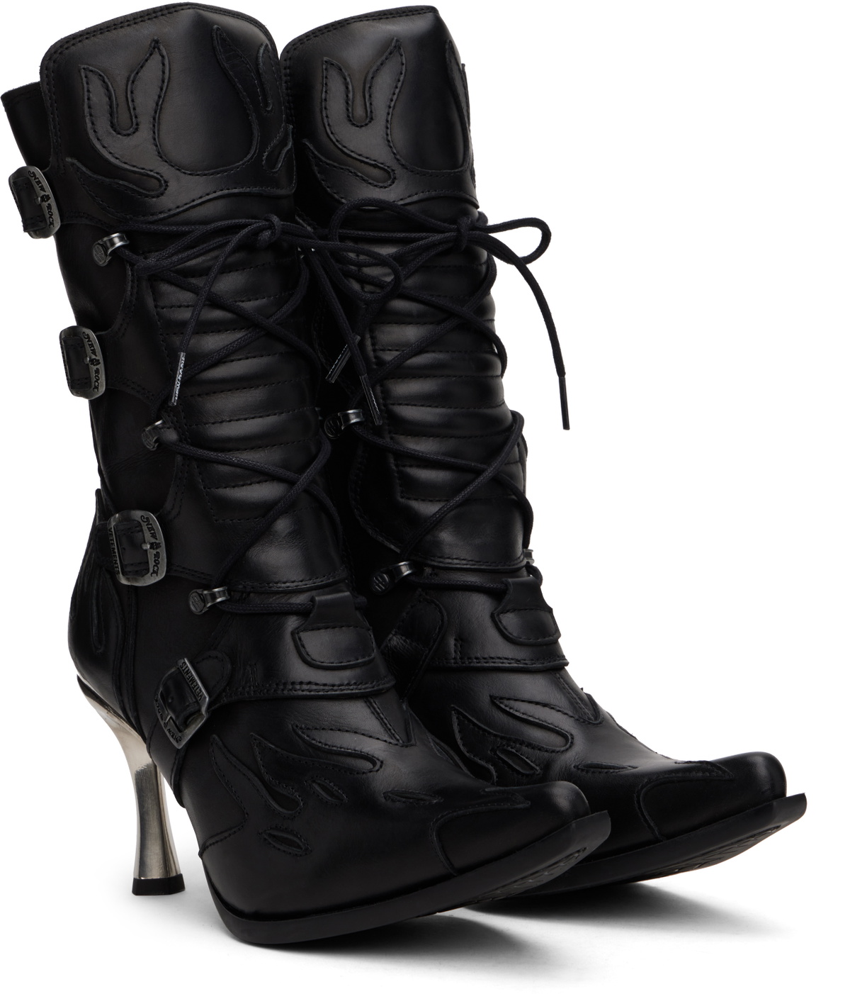 VETEMENTS Black New Rock Edition Rockstar Boots