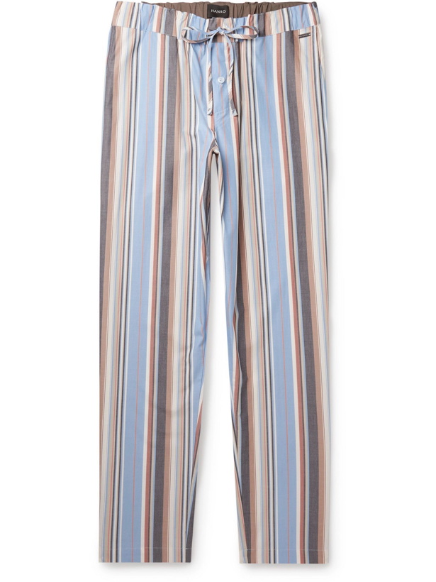Photo: HANRO - Night & Day Striped Cotton-Poplin Pyjama Trousers - Multi